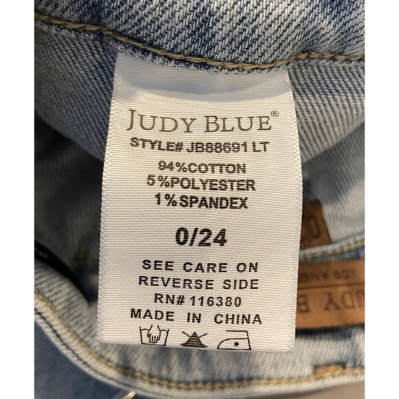 Judy Blue Jogger Jeans Tie Waist Size 0 24 - Picture 5 of 5